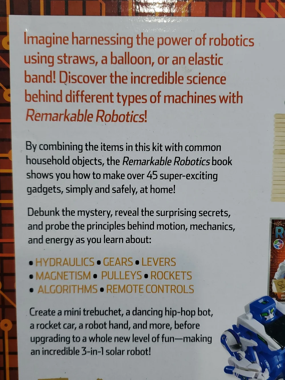 Robotics Book And Science Kit New Sealed